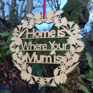 Home is Where Your Mum Is Sign