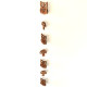 Owl and Toadstool Tota Bell Decorative Door Hanging