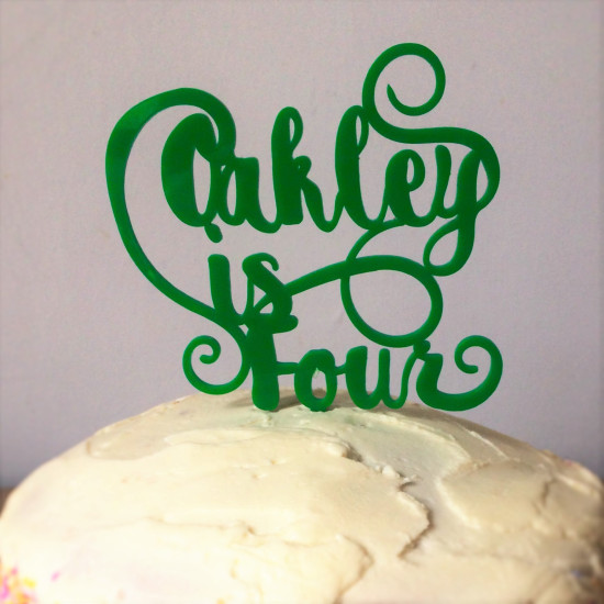Personalised Cake Topper