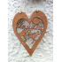 Personalised Heart Plaque