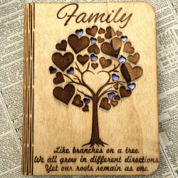 Wooden Family Notebook