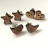 Small Wooden Earrings