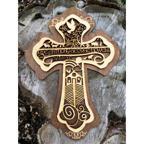 Wooden Baptism Cross