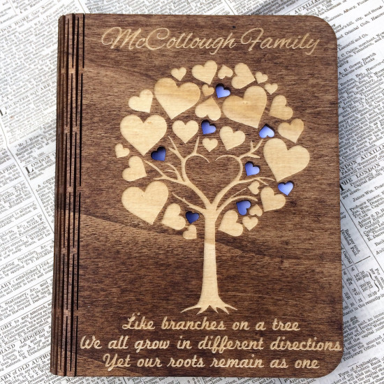 Wooden Family Notebook