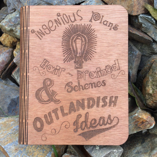 Wooden Notebook