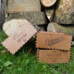 Personalised Wooden Gift Box