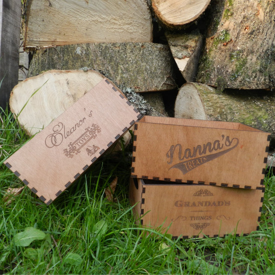 Personalised Wooden Gift Box